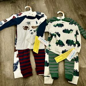 Carter's Kids Pajama Set - Navy and Gray